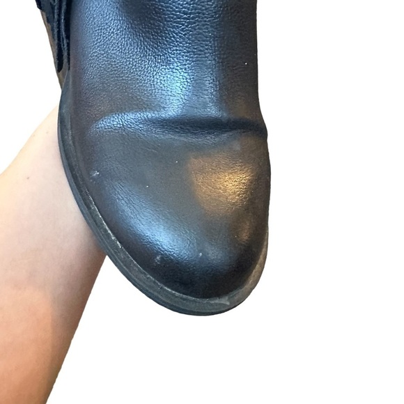 Circus Sam Edelman Black Booties with Fringe Size 7.5 - Picture 4 of 9